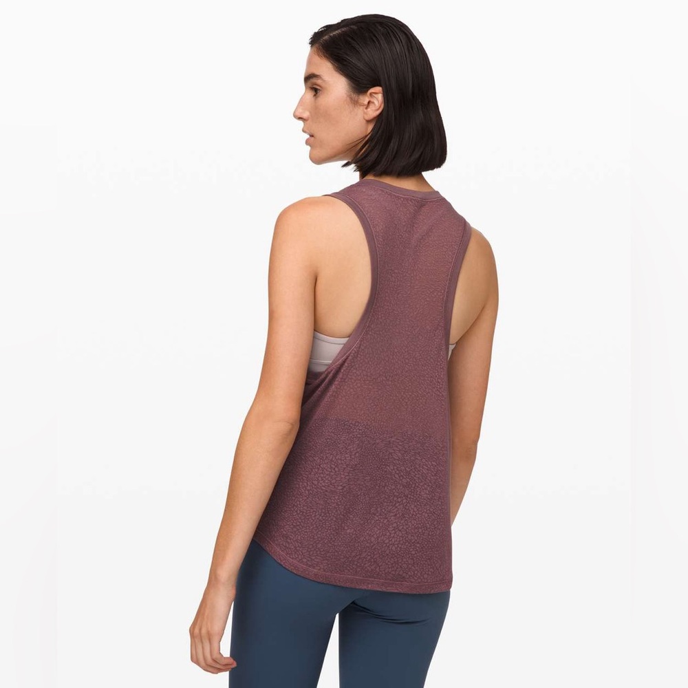 Lululemon Athletica Purple Timeless Classic Tank Top Size Small EUC - Picture 3 of 11